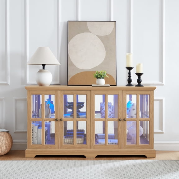 Sturdy Base and Acrylic Back | Display Various Artifacts and Memorabilia | Create Customizable Ambiance with 7 - Color LED