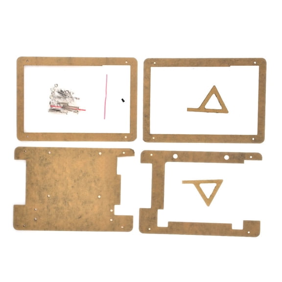 Sturdy Black Acrylic Case for 5 Inch Raspberry Pi LCD Display Protection Parts