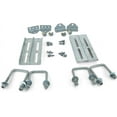 Sturdy Built (4) 10" Galvanized Swivel Top Bunk Bracket Kit with