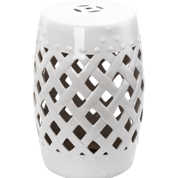 Sturdy Ceramic, High - Temperature Fired / Versatile Use Indoors & Outdoors as Seat or Footrest