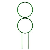 Sturdy Climbing Plant Support - Double Hoop Garden Pergola For Potted Vines & Flowers, Durable Metal Stand For Indoor/Outdoor Use