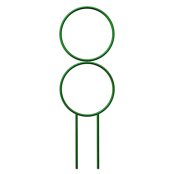 Sturdy Climbing Plant Support - Double Hoop Garden Pergola For Potted Vines & Flowers, Durable Metal Stand For Indoor/Outdoor Use