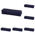 thumbnail image 1 of Sturdy Cloth Big Capacity Pencil Case Bulk Set, 5 Pack Sturdy Zipper Storage Bag for Pens Pencils Erasers, Classroom Organizer for Students, Desk Caddy for Home Office Supplies, Dark Navy, By Cosmug, 1 of 5