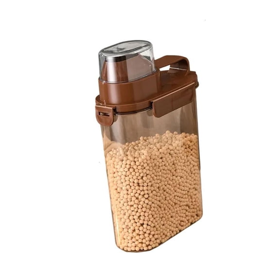 Sturdy Dry Food Canister Practical Grains Storage Jar For Home Office Or Picnics