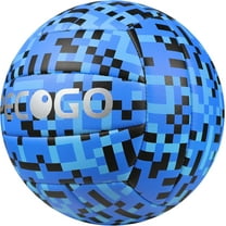 Sturdy Durable Volleyball Size 5 for Indoor/Outdoor Use,  Pink/Blue Design, Beginner-Friendly