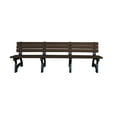 thumbnail image 1 of Sturdy Essentials Aspen 8 Foot Park Bench - Durable 100% Recycled Wood | Weather-Resistant, Comfortable Outdoor Seating for Parks, Gardens & Patios - Brown, 1 of 1