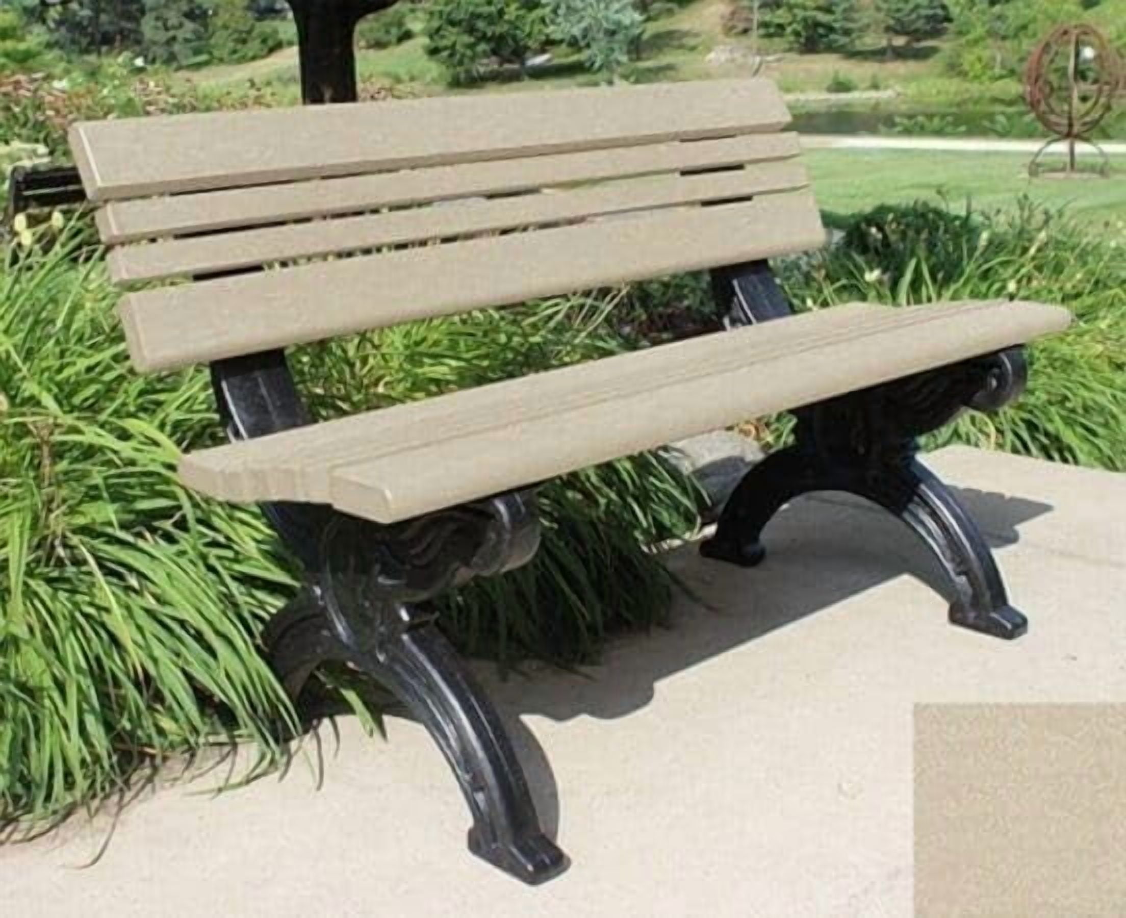 Sturdy Essentials Cambridge 4 Foot Outdoor Bench – 100% Recycled ...