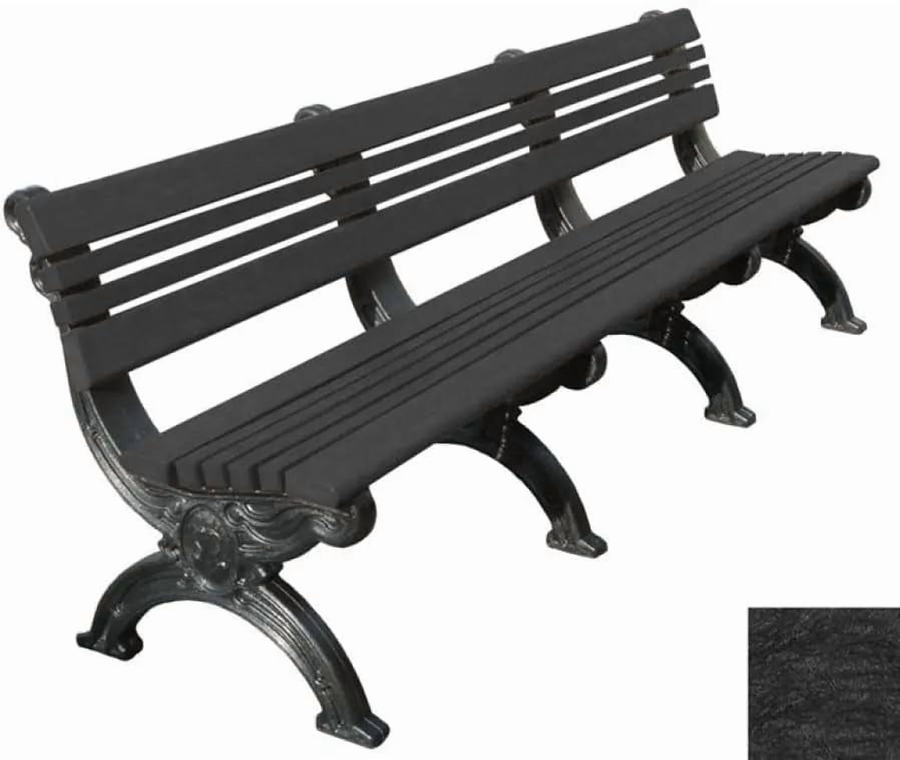 Sturdy Essentials Cambridge 8 Foot Outdoor Park Bench – 100% Recycled ...