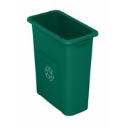 Sturdy Essentials Waste Wise 16 Gallon Green HDPE Trash Can Compatible with all Waste Wise Lids and Signs - 16 Gallon, 12 Pack
