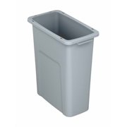 Sturdy Essentials Waste Wise 16 Gallon Grey HDPE Trash Can Compatible with all Waste Wise Lids and Signs - 16 Gallon, 8 Pack