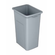 Sturdy Essentials Waste Wise 32 Gallon Grey HDPE Trash Can Compatible with all Waste Wise Lids and Signs - 32 Gallon, 8 Pack