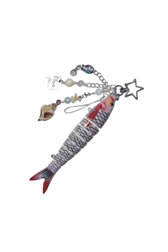 Sturdy Fishing Lure Keychain Decorative Hook For Keys Backpacks And Outdoor Gear Enthusiasts