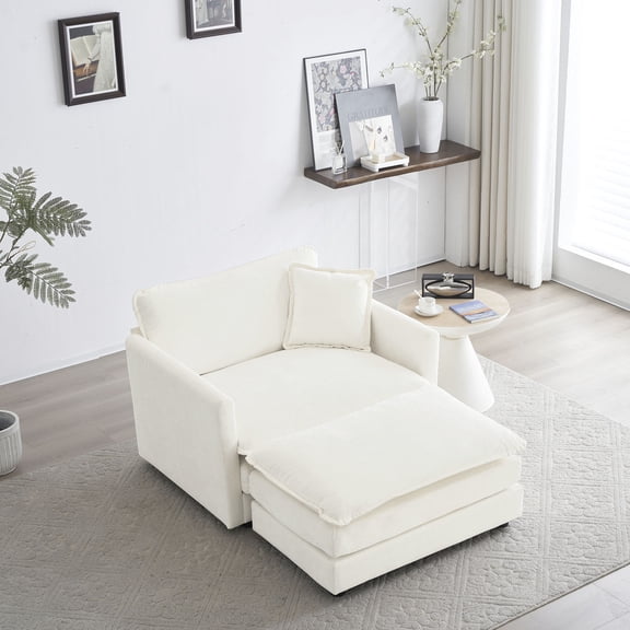 Sturdy Frame, Soft Chenille | In Bedroom Reading Nook, Ensures Comfort