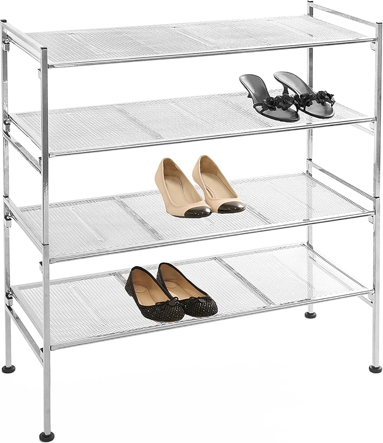 Sturdy Freestanding Storage Shelf for Bedroom, Closet, Entryway, Dorm ...