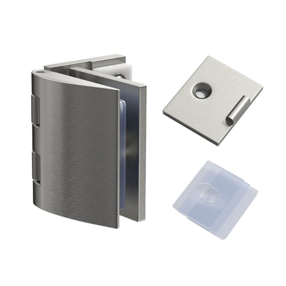 Sturdy Glass Clamp Stainless Steel Glass Partition Holder Easy Install Stainless Steel Glass Clamp Securely Mounts Glass