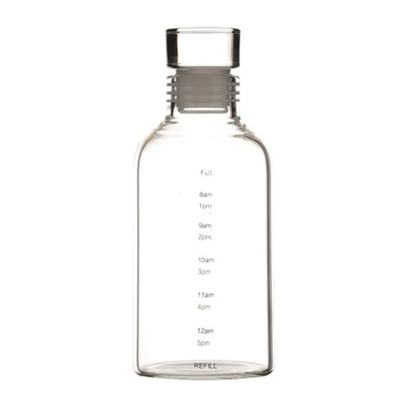 Sturdy Glass Cup Glass Bottle Time Scale Glass Cup Ideal For Healthy Management In Office Gym And Everyday Use