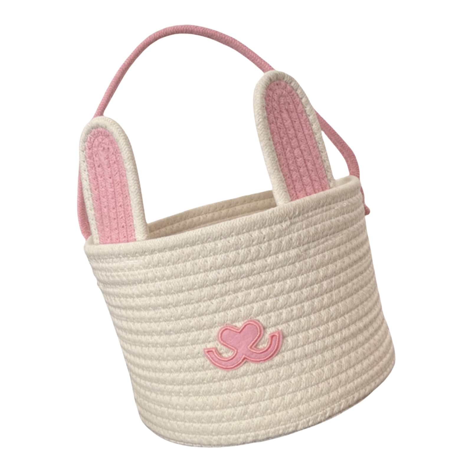 Sturdy Handwoven Materials Easters Rabbits Eggs Basket Convenient for Kids and Teachers During Festival Special Event