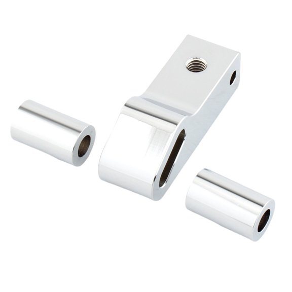 Sturdy Headlight Mounting Block Support Accessory Aluminum Replacement Bracket Simplified Installation For Motorcycles