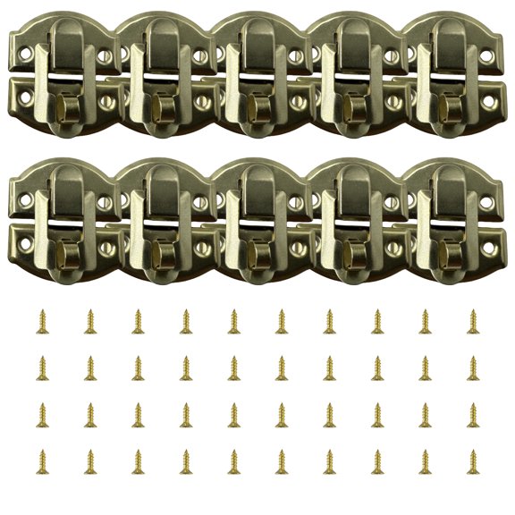 Sturdy Iron Chest Clasps for Decorative Case Secure Locking Mechanism Retro Designs Easy Installion Designs