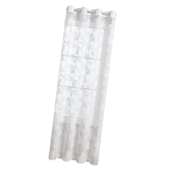Sturdy Lace Window Panel Breathable Designs Easy Installation Home Decoration