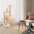 thumbnail image 1 of Sturdy Large Cat Tree Tower Activity Center Playing House Condo Rest Cat 60" H, 1 of 15