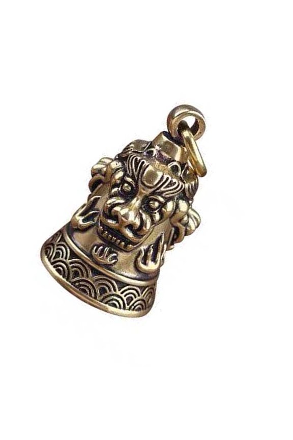 Sturdy Mantra Engraved Key Fob Delicate Bell Sound Feature Bell Keyrings