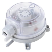 Sturdy Metal Air Differential Pressure Switches Small Adjustment 20 200Pa to 50 500Pa Accessory for Ventilation Systems