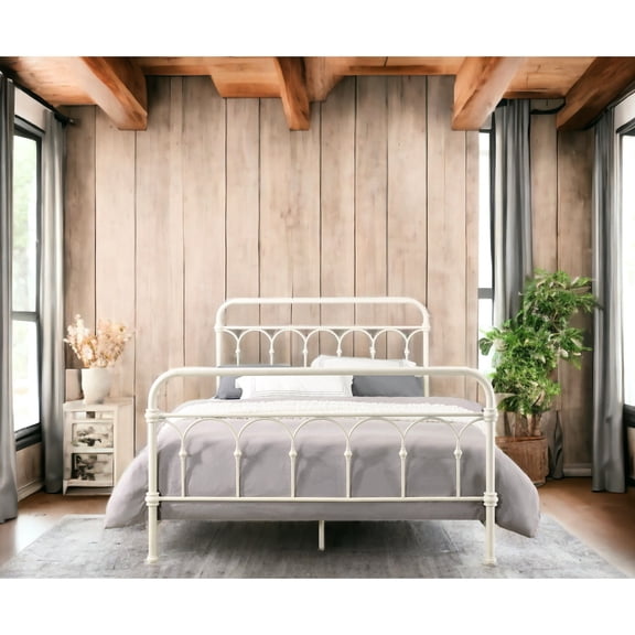 Sturdy Metal, Box Spring Required | Full Bed for Added Mattress Support