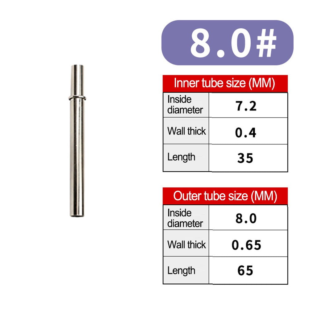 Sturdy Metal Connecting Tube DIY Rod Building Accessory Reinforced
