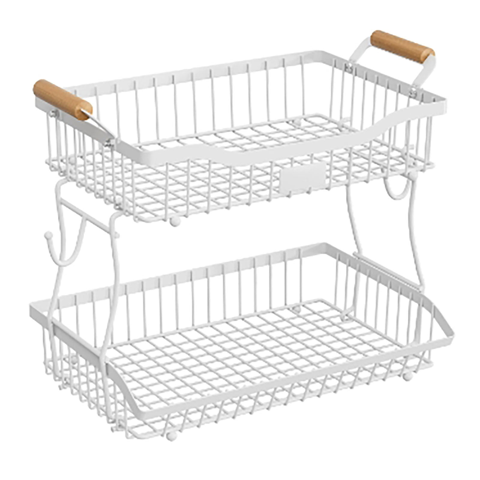 Sturdy Metal Countertop Organizer for Kitchen Pantry Display and Efficient Food Storage Rack