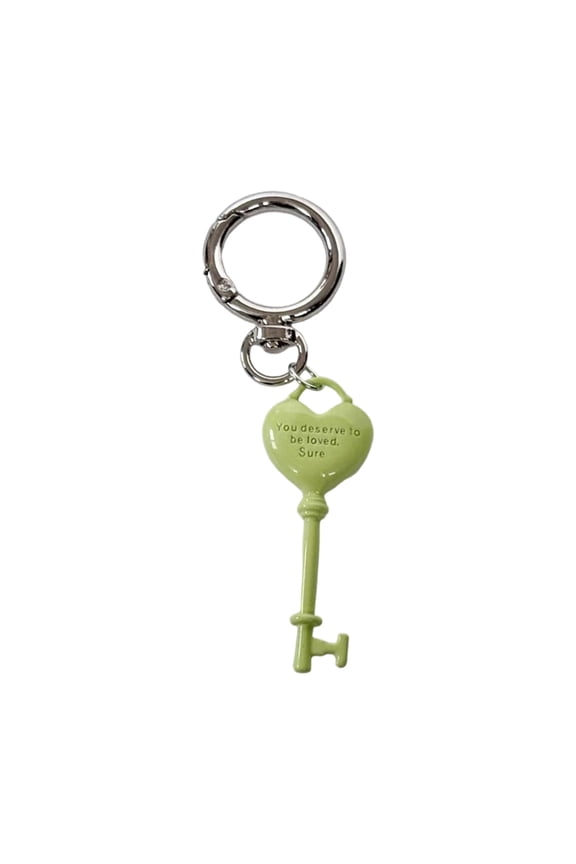 Sturdy Metal Keychain Heart Shape Decoration Compact Design Love Heart Key Rings Unisex Gift For Special Moments