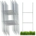 thumbnail image 1 of Sturdy Metal Wire Yard Stakes for Yard Signs, 10 x 24in H Frame, 25 Pack, 1 of 8