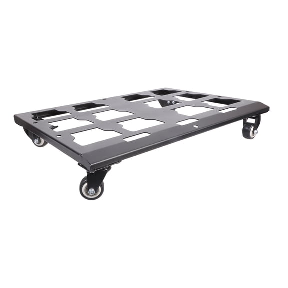 Sturdy Mobile Tool Cart with Locking Wheel, Heavy Duty Casters & Large Platform for Workshop Tool Transport