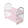 thumbnail image 1 of Sturdy Multi-Use 2-Layer Storage Rack Organizer for Kitchen Bathroom Pantry Office Dorm | Durable Plastic Shelves, Space-Saving Design, Easy Assembly, 1 of 5