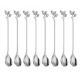 thumbnail image 1 of Sturdy Nonrust Steel Stir Spoon With Natural Leaves Pattern Ideal For Acidic And Daily Use In Various Setting, 1 of 7