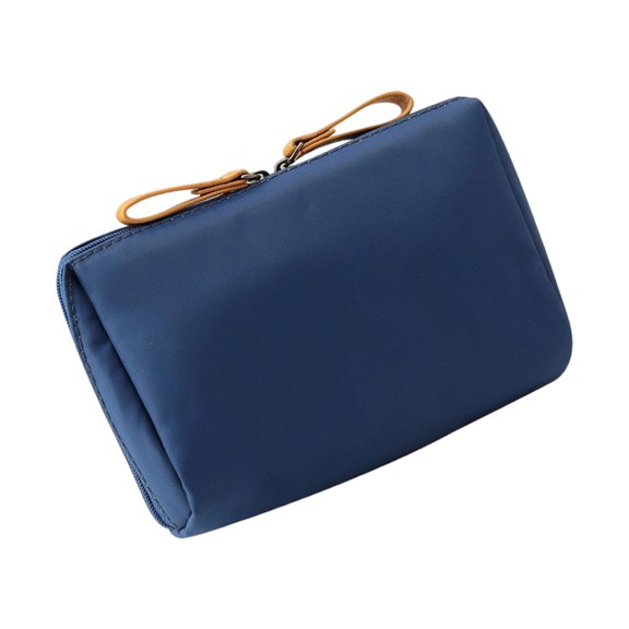 Sturdy Nylon Cosmetic Storage Bag With Interior Dividers for Daily Commutes and Weekends Trip