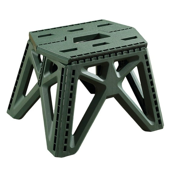 Sturdy Outdoor Folding Stool: Lightweight, High Load Capacity & Versatile Use!