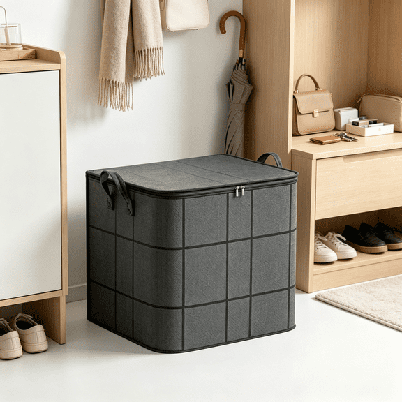 Sturdy Oversized Storage Bag Organizer,Waterproof Moving Bags with Double Zippers & Reinforced Handles for Moving Supplies,Traveling,Clothes,Blankets 100L
