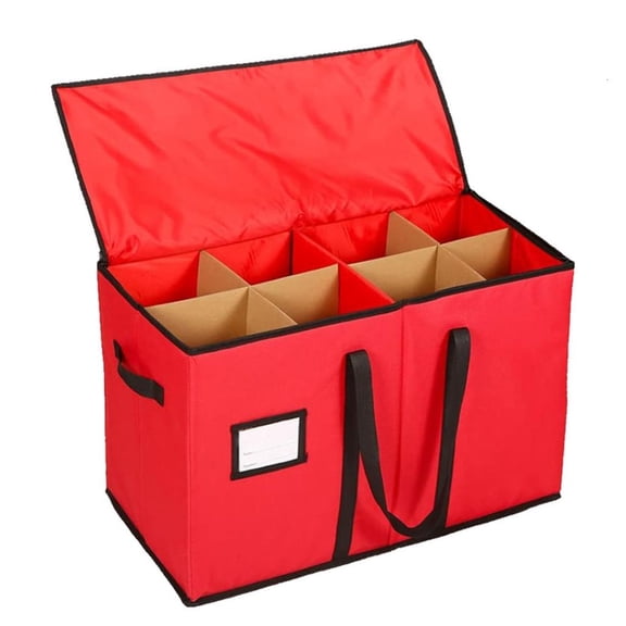 hejhncii Space Saving Holiday Figurine Organizers Waterproof Storage Box