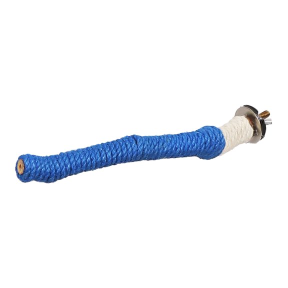 Sturdy Parrot Bird Perch Standing Rod for Cage Bite-Resistant Grinding Stick for Beak and Claw Care Suitable for Parakeet Conure Budgie and Birds Blue