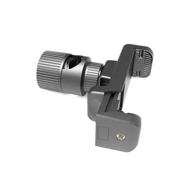 Adjustable Phone Holder Clip for 12 to 23Mm Tube Fit 4.5 to 7 Inch Mobile Phones for Bike Car Dashboard Camera Stand