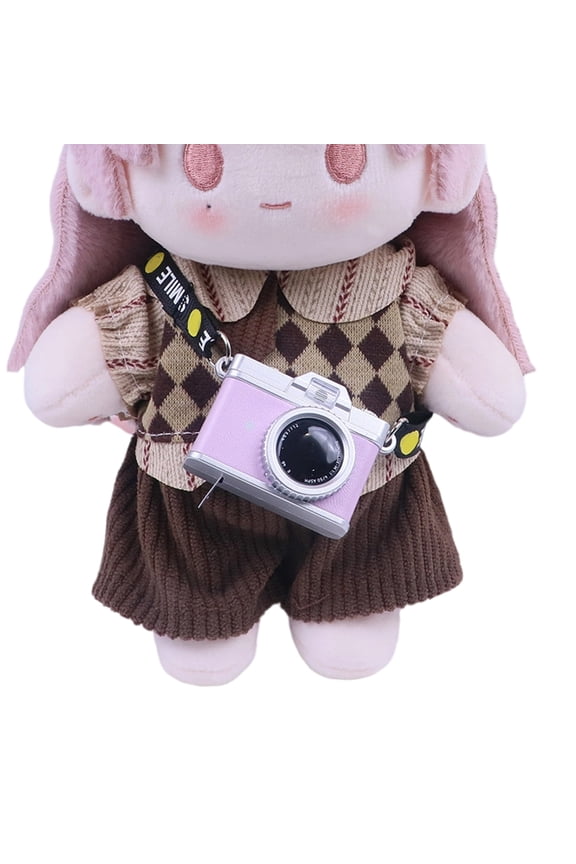 Sturdy Plastic Camera Keychain With LED Lights Sound Effects 38CM Rope For Daily Use Decoration