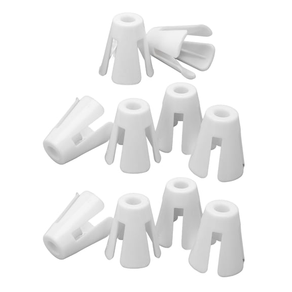 Sturdy Plastic Coil Claw Cone Thread Holder for Industrial Sewing Machine Wire Racks, Lightweight Sewing Accessories Pack of 10, 1.57 x 1.38 x 0.79 inches / 4 x 3.5 x 2 cm