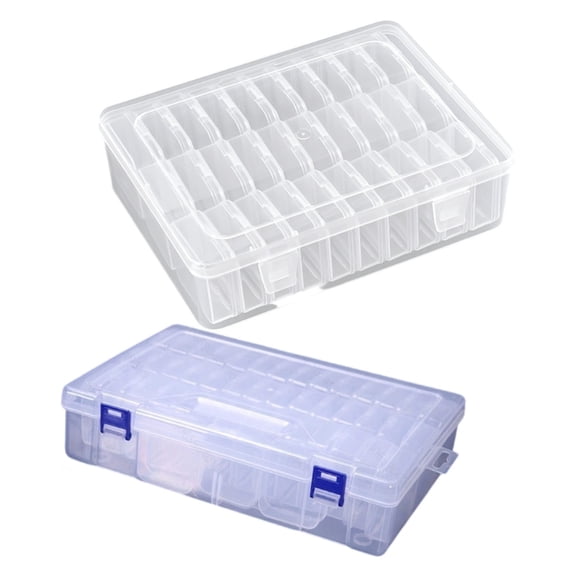 Sturdy Plastic Craft Organizers Boxes for Jewelry Beads Projects Stackable