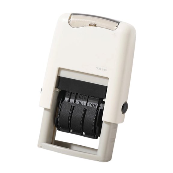 Sturdy Plastic Date Stamping For Easy Marking On Notebook Card And Gift Wrapping Materials