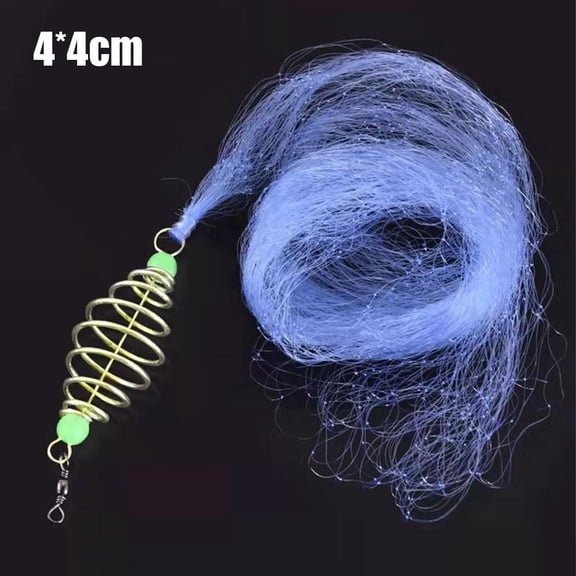 Sturdy Plastic Fishing Net with Multi-layer Plating Bait Cage