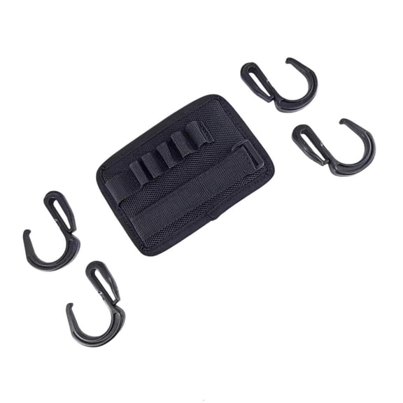 Sturdy Plastic Hook Straps Multiple Hangers for Outdoor Gears Storage Solution