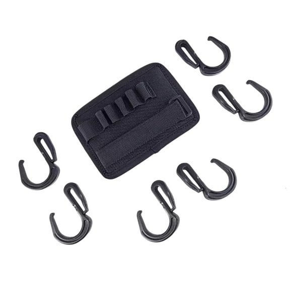 Sturdy Plastic Hook Straps Multiple Hangers for Outdoor Gears Storage Solution