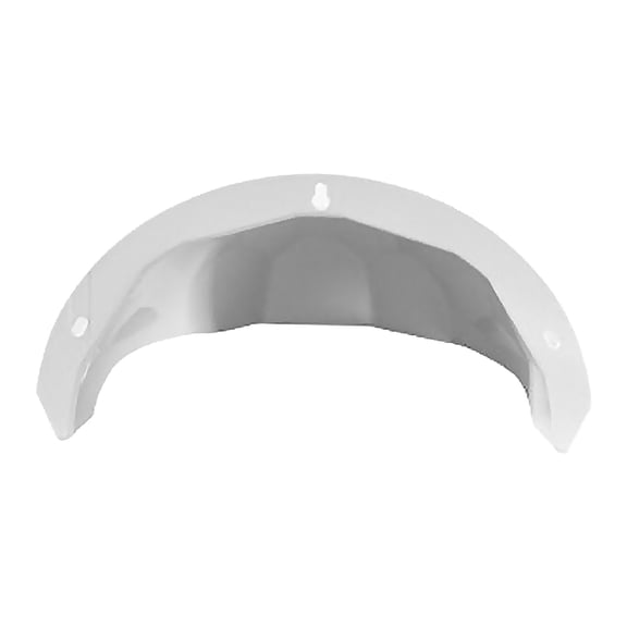 Sturdy Plastic Outdoor Security Camera Cover 29cm x 20.5cm, White Camera Shade