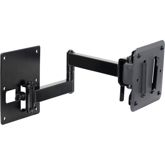 Sturdy Plastic Polymer and Steel RV TV Mount with Articulating Arm, VESA 100x100mm Mounting Pattern, Holds up to 22 lbs, Wall Bracket for Indoor Use, Black, Mount-VWRV3